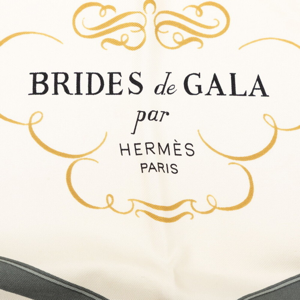 Hermes Carre 90 Brides de Gala Ceremonial Bridle Scarf/Muffler, Large Size, P... - Picture 2 of 8